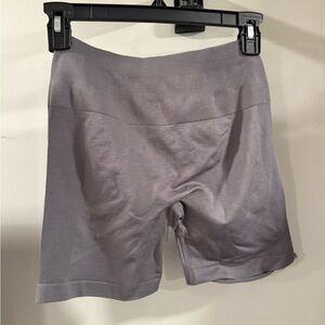 Gray Biker Shorts